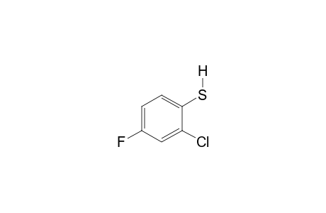 2-Chloro-4-fluorobenzenethiol