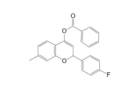 2-(4-Fluorophenyl)-7-methyl-2H-chromen-4-yl benzoate