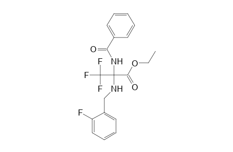 Ethyl 2-benzamido-3,3,3-trifluoro-2-(2-fluorobenzylamino)propionate
