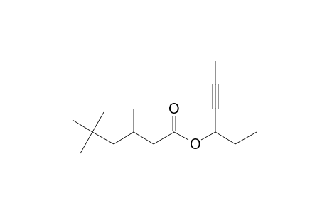 Hexanoic acid, 3,5,5-trimethyl-, hex-4-yn-3-yl ester