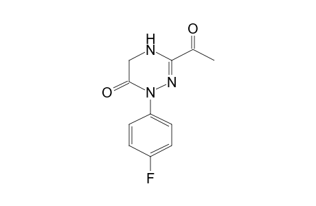 3-Acetyl-1-(4-fluorophenyl)-4,5-dihydro-1H-[1,2,4]triazin-6-one