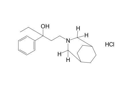 a-ethyl-a-phenyl-3-azabicyclo[3.2.2]nonane-3-propanol, hydrochloride