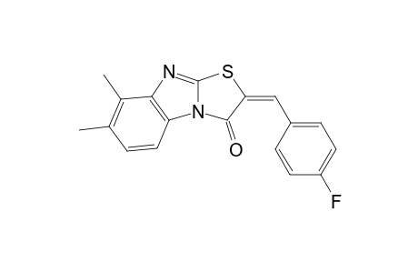 (2E)-2-(4-Fluorobenzylidene)-7,8-dimethyl[1,3]thiazolo[3,2-a]benzimidazol-3(2H)-one