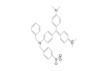 Methylium, bis[4-(dimethylamino)phenyl][4-[benzyl[(4-sulfophenyl)methyl]amino]phenyl]-, inner salt