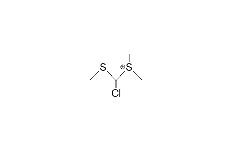 (Chloro-methylthio-methyl)-dimethylsulfonium cation