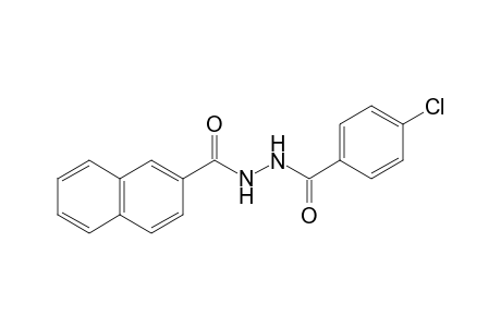 1-(p-chlorobenzoyl)-2-(2-naphthoyl)hydrazine