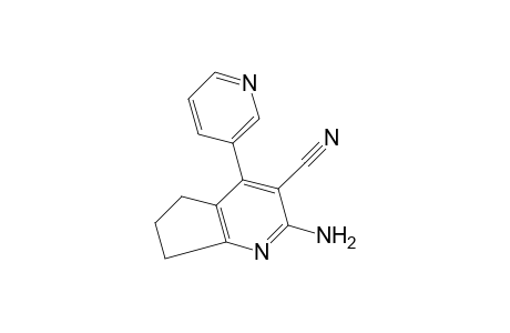 2-amino-6,7-dihydro-4-(3-pyridyl)-5H-1-pyrindine-3-carbonitrile