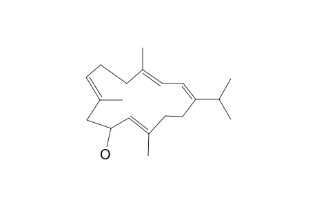 GIBBEROSENE_G;(-)-(1-E,3-E,7-E,11-E)-10-HYDROXYCEMBRA-1,3,7,11-TETRAENE