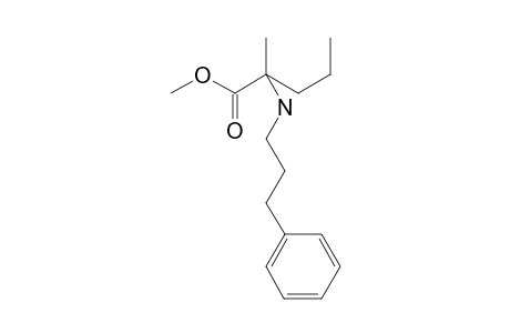 Methyl 2,4-dimethyl-(1-benzyl-1-ethylaminio)butanoate