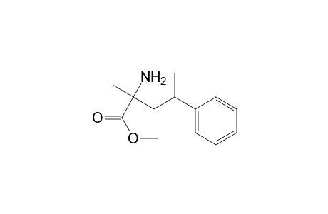 (2RS,4SR)-Methyl 2-Amino-2-methyl-4-phenylpentanoate