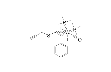 WI2(PHCCSCH2CCH)(CO)(PME3)2