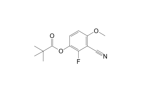 2-Fluoro-6-methoxy-3-(2',2'-dimethylpropanoyloxy)-benzonitrile