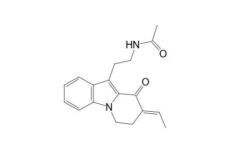 9-Oxo-10-[2-acetamino-ethyl]-8-ethyliden-6,7-dihydro-pyrido[1,2-a]indol