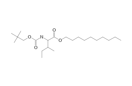 L-Isoleucine, N-neopentyloxycarbonyl-, decyl ester