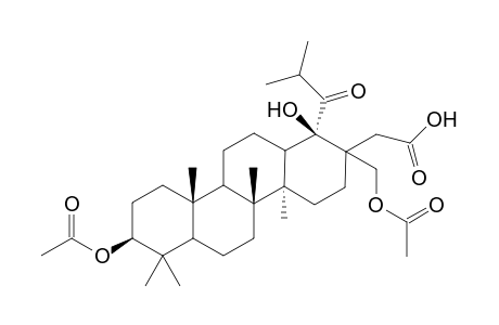 3.beta.-Acetoxy - carboxylic acid derivative of cpd. III