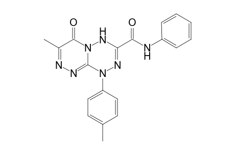 7-Methyl-6-oxo-N-phenyl-1-p-tolyl-4,6-dihydro-1H-[1,2,4]triazino[4,3-b][1,2,4,5]tetrazine-3-carboxamide