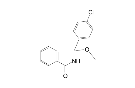 3-(p-chlorophenyl)-3-methoxyphthalimidine