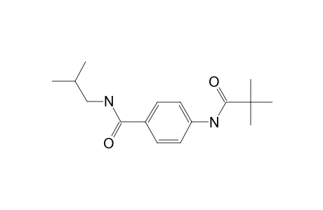 Benzamide, 4-(2,2-dimethylpropionylamino)-N-(2-methylpropyl)-