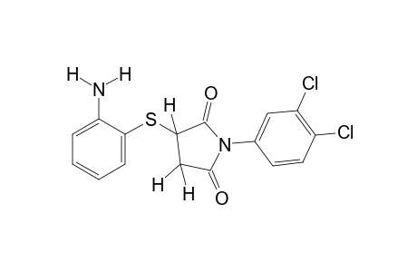 2-[(o-aminophenyl)thio]-N-(3,4-dichlorophenyl)succinimide