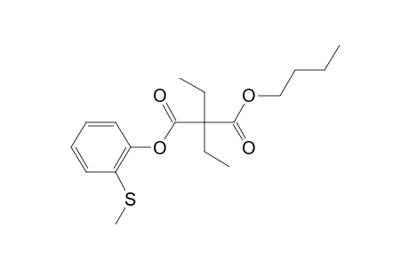 Diethylmalonic acid, butyl 2-methylthiophenyl ester