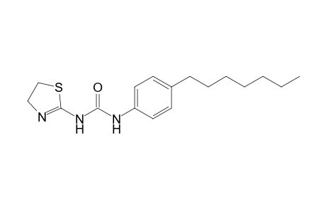 1-(p-heptylphenyl)-3-(2-thiazolin-2-yl)urea