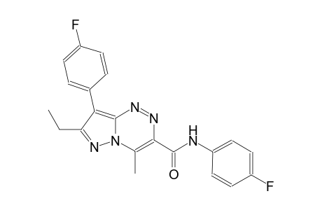 pyrazolo[5,1-c][1,2,4]triazine-3-carboxamide, 7-ethyl-N,8-bis(4-fluorophenyl)-4-methyl-