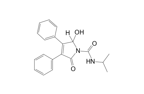 3,4-diphenyl-2-hydroxy-N-isopropyl-5-oxo-3-pyrroline-1-carboxamide