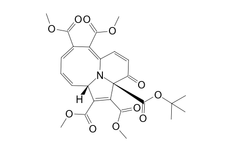 TERT.-BUTYL-(2AA,10AA)-3-OXO-1,2,6,7-TETRAMETHOXYCARBONYL-2A,10A-DIHYDRO-3H-AZOCINO-[2,1,8-CD]-INDOLIZINE-2A-CARBOXYLATE
