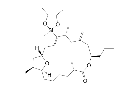 (1S,6S,9R,13R,17R,19S,Z)-14-(diethoxy(methyl)silyl)-6,13,19-trimethyl-11-methylene-9-propyl-8,20-dioxabicyclo[15.2.1]icos-14-en-7-one