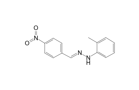 Benzaldehyde, 4-nitro-, 2-methylphenylhydrazone