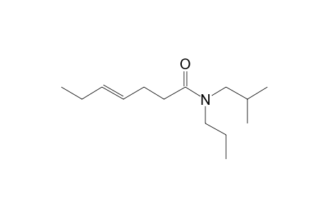 Hept-4-enoylamide, N-propyl-N-isobutyl-