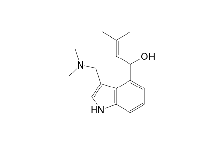 1H-Indole-4-methanol, 3-[(dimethylamino)methyl]-.alpha.-(2-methyl-1-propenyl)-, (.+-.)-