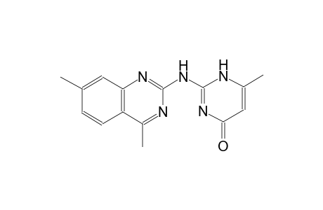 2-(4,7-Dimethyl-quinazolin-2-ylamino)-6-methyl-pyrimidin-4-ol