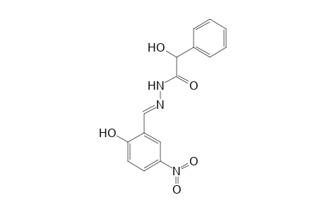 2-Hydroxy-N'-[(E)-(2-hydroxy-5-nitrophenyl)methylidene]-2-phenylacetohydrazide