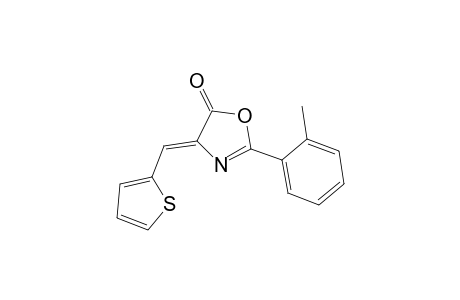 (4Z)-2-(2-methylphenyl)-4-(thiophen-2-ylmethylidene)-1,3-oxazol-5-one