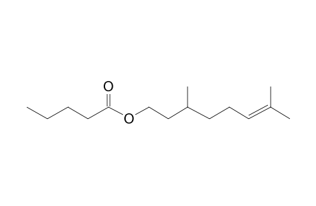 Citronellyl valerate