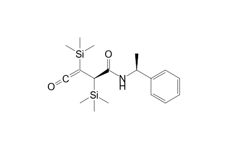 N(R)-(1'-Phenylethyl)-(S)-2,3-bis(trimethylsilyl)-4-oxobut-3-enamide