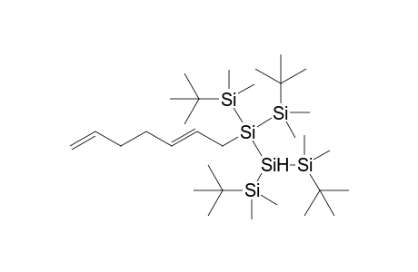 1,4-Di-t-Butyl-2,3-bis(t-butyldimethylsilyl)-2-((E)-2,6-heptadienyl)-1,1,4,4-tetramethyltetrasilane