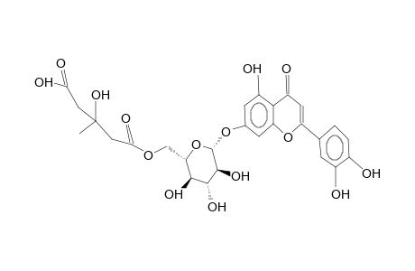 LUTEOLIN-7-O-BETA-D-(6''-3-HYDROXY-3-METHYL-GLUTARYL)-GLUCOPYRANOSIDE