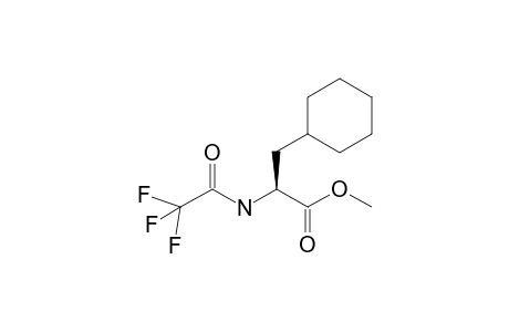 (S)-Methyl 2-(trifluoroacetyl)amino-3-cyclohexylpropanoate