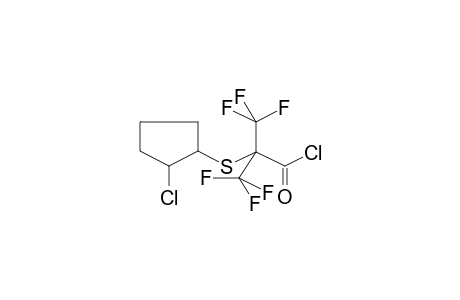 2-CHLOROCYCLOPENTYL-1-CHLOROCARBONYLHEXAFLUOROISOPROPYLSULPHIDE