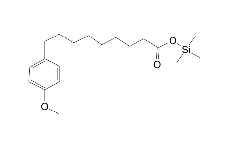 (4-Methoxyphenyl)nonanoic acid, trimethylsilyl (ester)