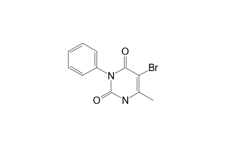 5-Bromanyl-6-methyl-3-phenyl-1H-pyrimidine-2,4-dione