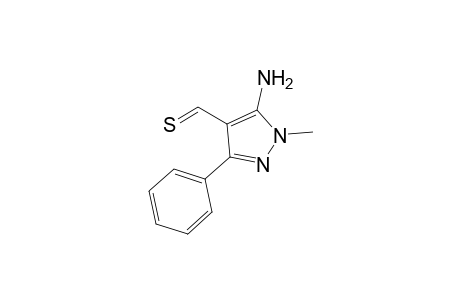 5-Amino-1-methyl-3-phenyl-1H-pyrazole-4-carbothialdehyde