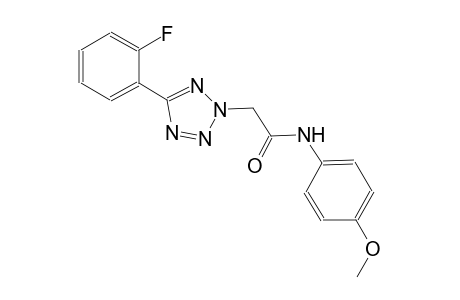 2-[5-(2-fluorophenyl)-2H-tetraazol-2-yl]-N-(4-methoxyphenyl)acetamide