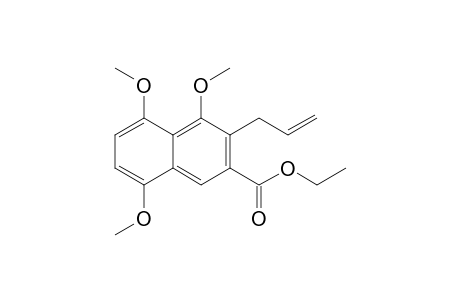 Ethyl 4,5,8-trimethoxy-3-(prop-2-enyl)-2-naphthoate