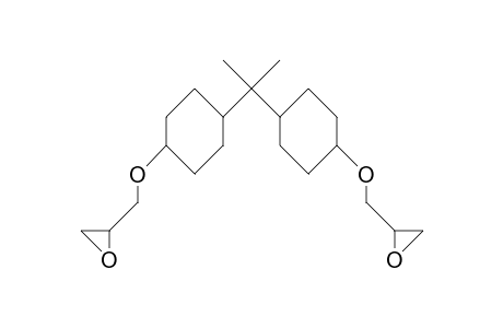 2,2-Bis(cis-4-[2,3-epoxy-propyloxy]-cyclohexyl)-propane