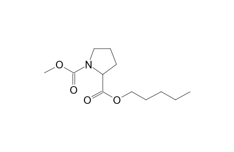 l-Proline, N-methoxycarbonyl-, pentyl ester