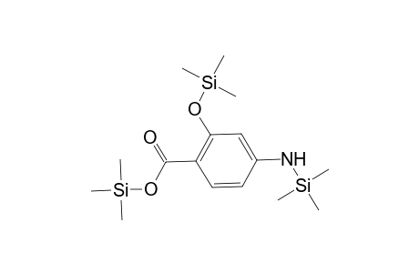 Benzoic acid, 4-amino-2-hydroxy-, tris(trimethylsilyl) deriv.