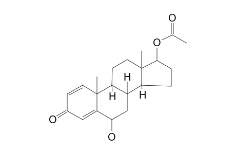 Androsta-1,4-dien-3-one, 6.beta.,17.beta.-dihydroxy-, 17-acetate